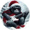 Gorilla Christmas Guitar