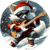 Fox Christmas Guitar
