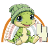 4e anniversaire Dinosaure Arc-en-ciel mignon mignon