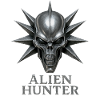 Alien Hunter Schädel-Emblem