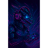 Neon Dragon Gamer