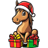 Cadeaux de Noël Cheval