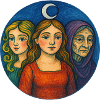 Moonlit Trio Portrait