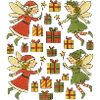 Whimsical Christmas Elves Gift Parade