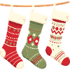 Three Stockings Christmas Pattern