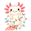 Pull de Noël Axolotl Drôle Mignon