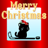 Christmas Cat Hockey