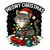 Meowy Christmas Cat