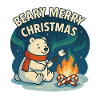 Beary Merry Christmas Campfire