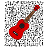 Ukulele Musical Notes Music Teacher Musician