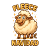 Fleece Navidad Schaf