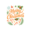 Merry Christmas Lettering