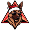 Santa Schäferhund Sonnenbrille