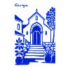 Georgia Blue Church Steps