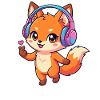 Fox Music Headphones 