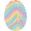 Rainbow Fingerprint Pattern | Diversity