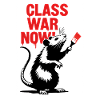 Provocative rat graffiti