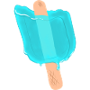 Blue popsicles