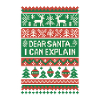 Ugly Christmas Weihnachten Santa