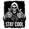 Stay Cool Grim Reaper Skull