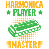 Funny Harmonica Player Master Harmonica