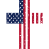 USA Cross Flag