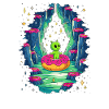 Alien Donut Höhle