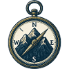 Compass Mountain Trek Azimut Hiking Gift