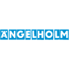 Angelholm Blue Block Text Tee