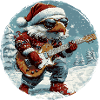 Guitare de Noël Eagle
