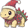 Dinosaurier stegosaurus Weihnachten Xmas