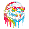 Sloth Sloth Art Lazy Sloth Fan