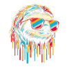 Sloth Sloth Art Lazy Sloth Fan