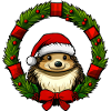 Hérisson de Noël