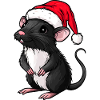 Christmas Rat