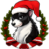 Skunk Santa Claus