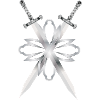 Deux épées ornées d’argent