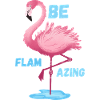 Pink Flamingo Be Flamazing 