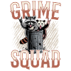Funny Opossum and Raccoon