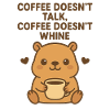 Coffee doesn't make much talk