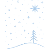 Polar Tree Snowflakes