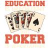 Bildung vs Poker Kartenspiel Meme