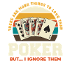 Retro Poker Deck Sunset