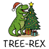 Tree-Rex – Style Noël moche