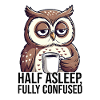 Kaffee Eule im Morgenrausch