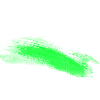 Green Brush Stroke Abstract