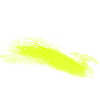 Neon Lime Brush Stroke