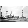 Industrial Steam Landscape Retro