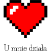 Pixelated red cheese on black background
