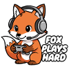 Fox with headset, game hero
